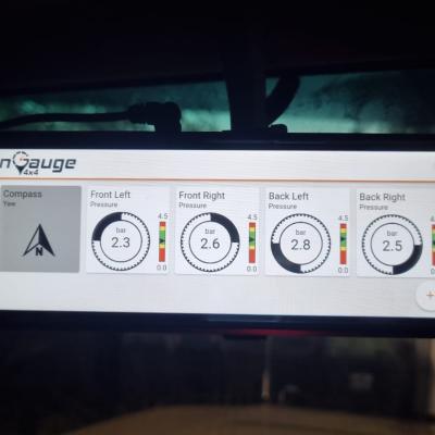 Tpms On Rear View Camera Mirror